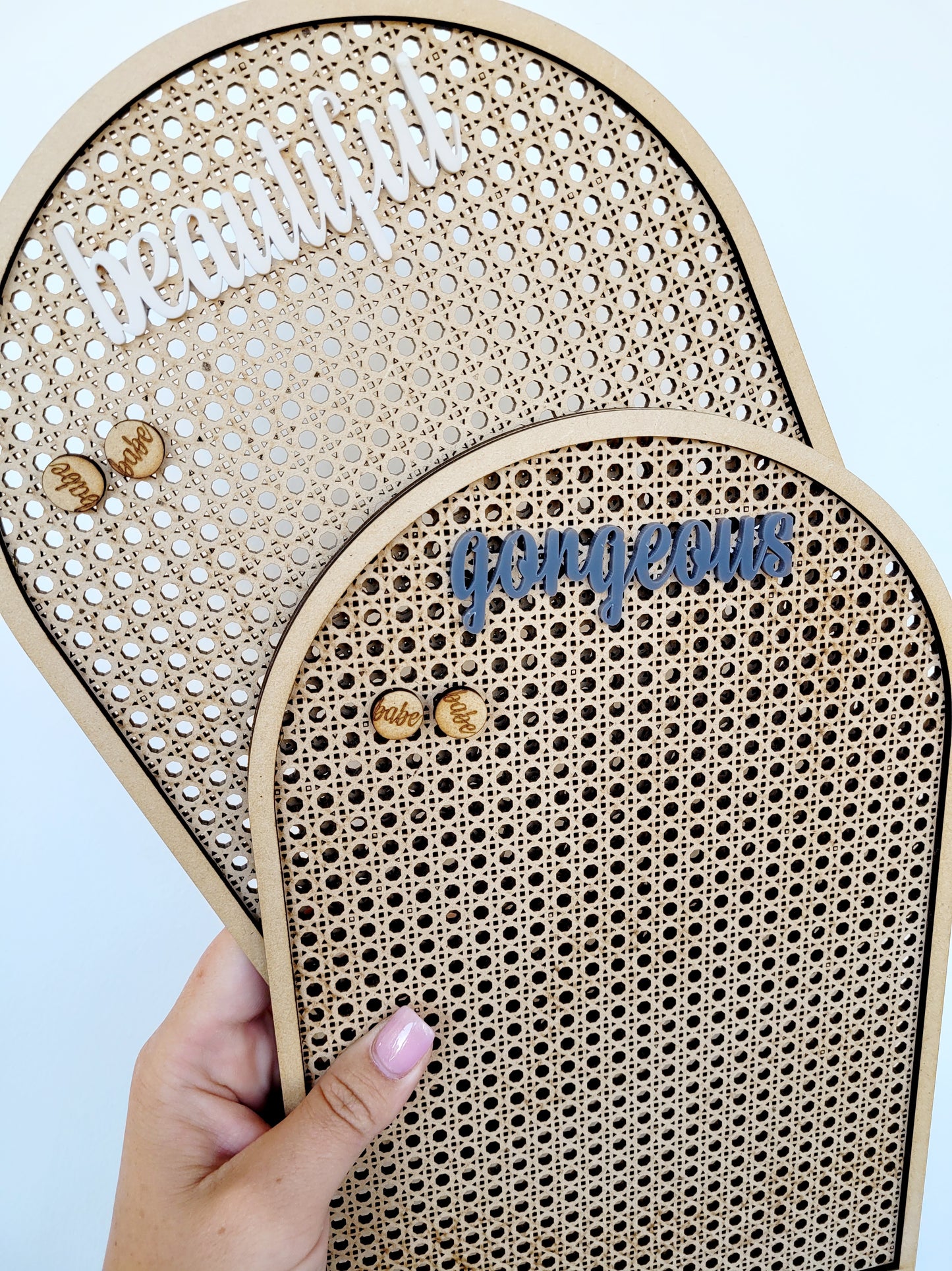 Rattan Earring Stand