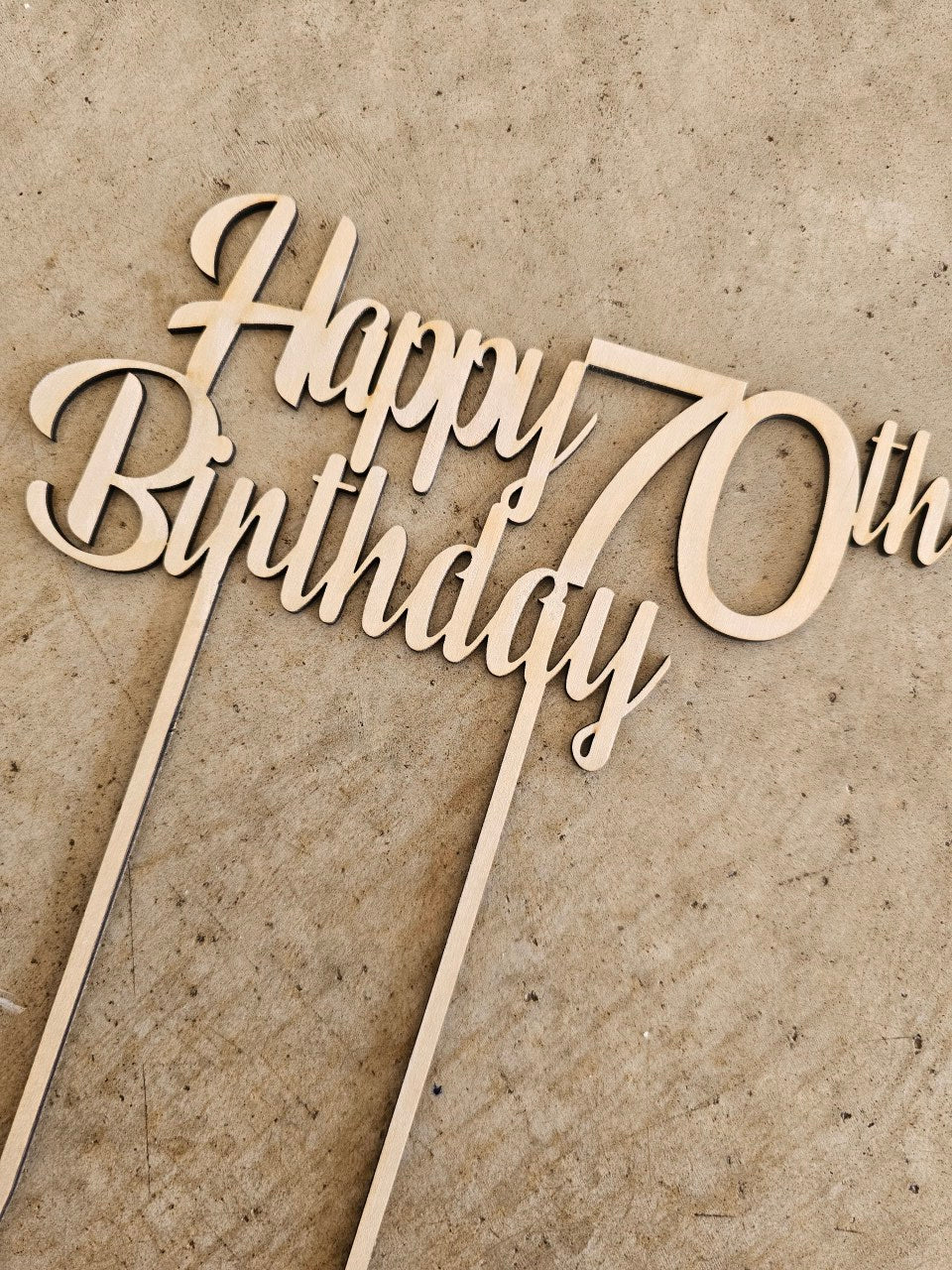 Ply OR MDF Cake Toppers