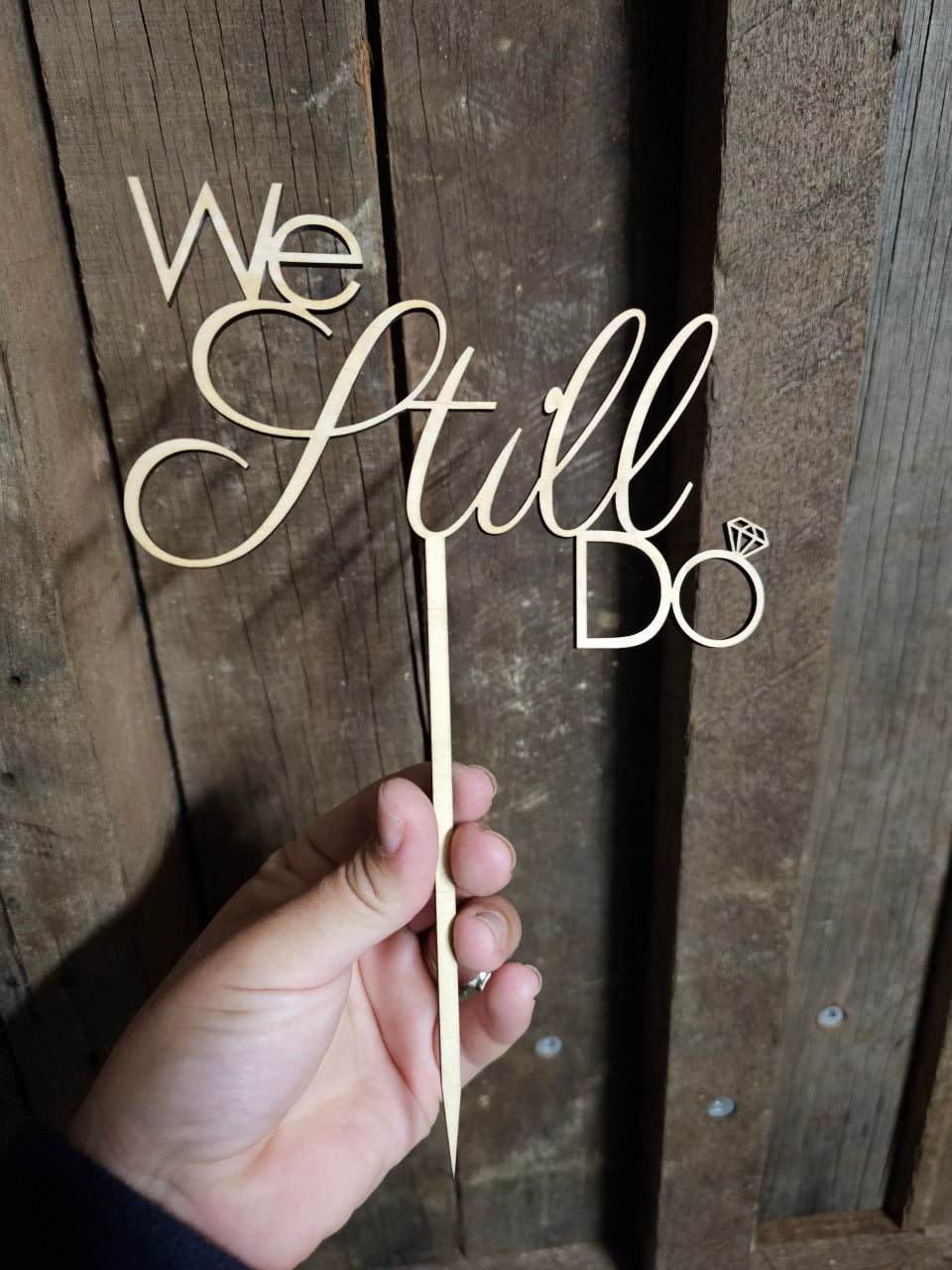 Ply OR MDF Cake Toppers