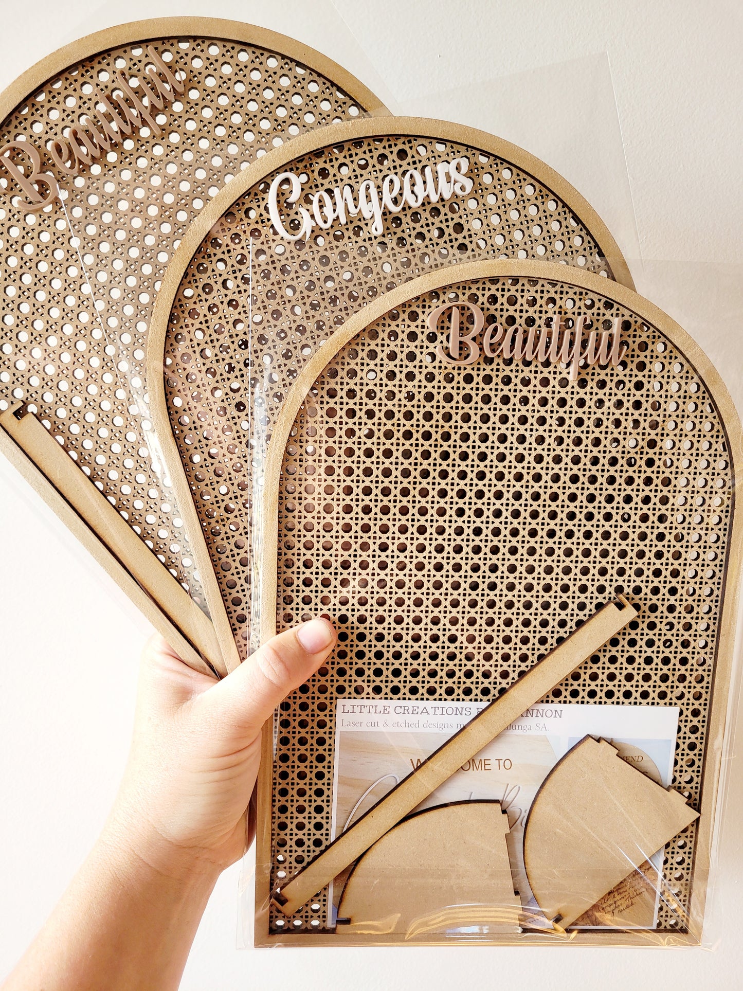 Rattan Earring Stand