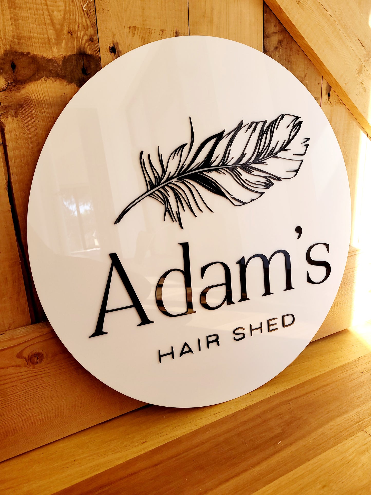 60cm Acrylic Logo Sign