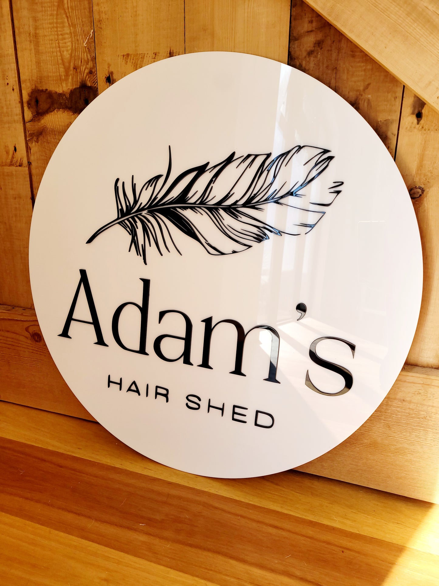 60cm Acrylic Logo Sign