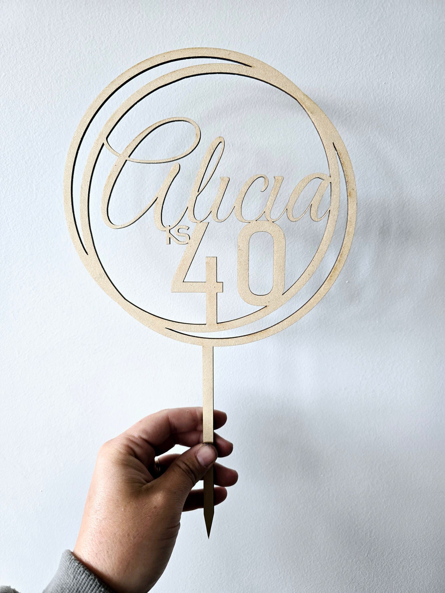 Ply OR MDF Cake Toppers