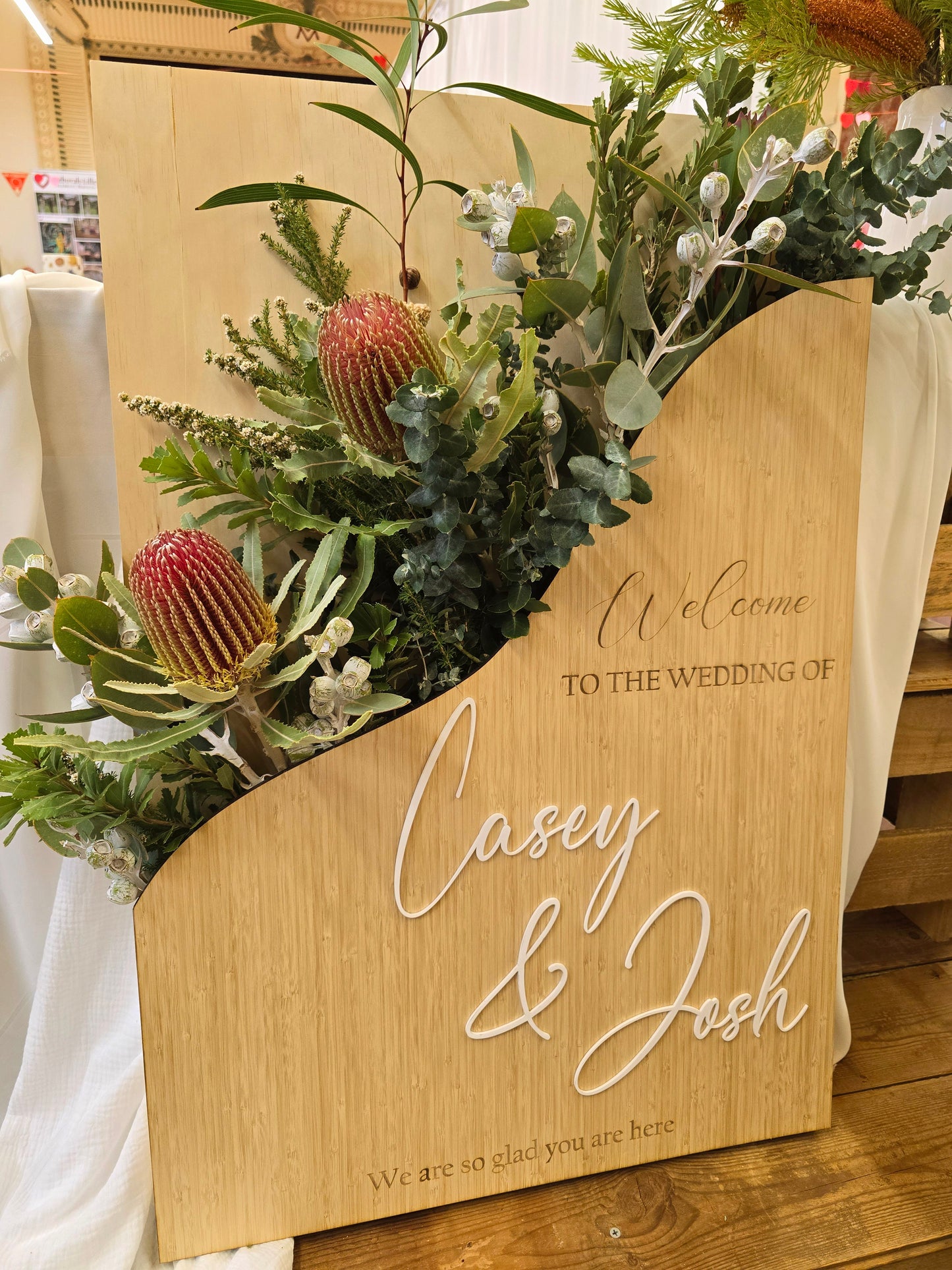 Box Welcome Sign