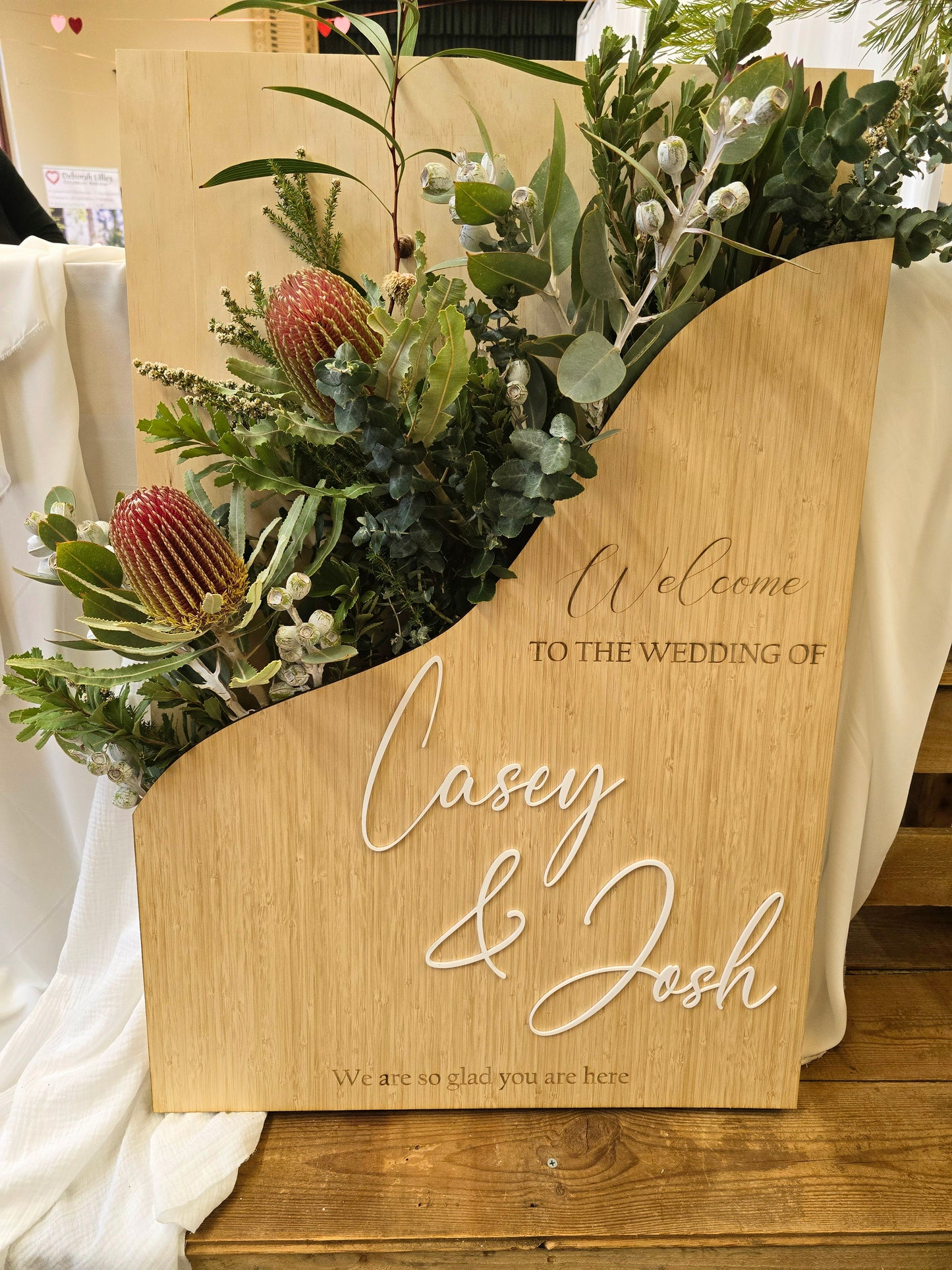 Box Welcome Sign