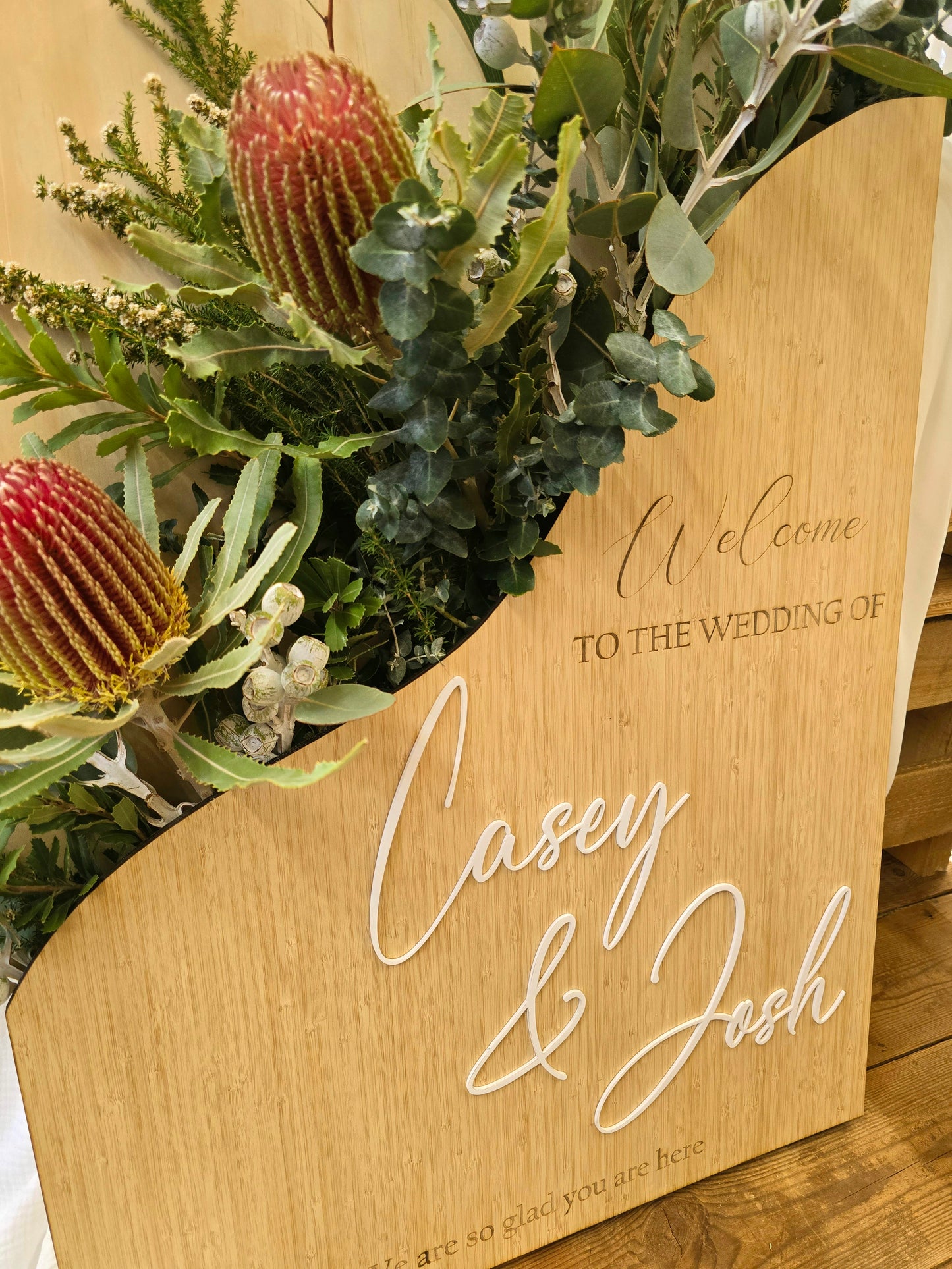 Box Welcome Sign