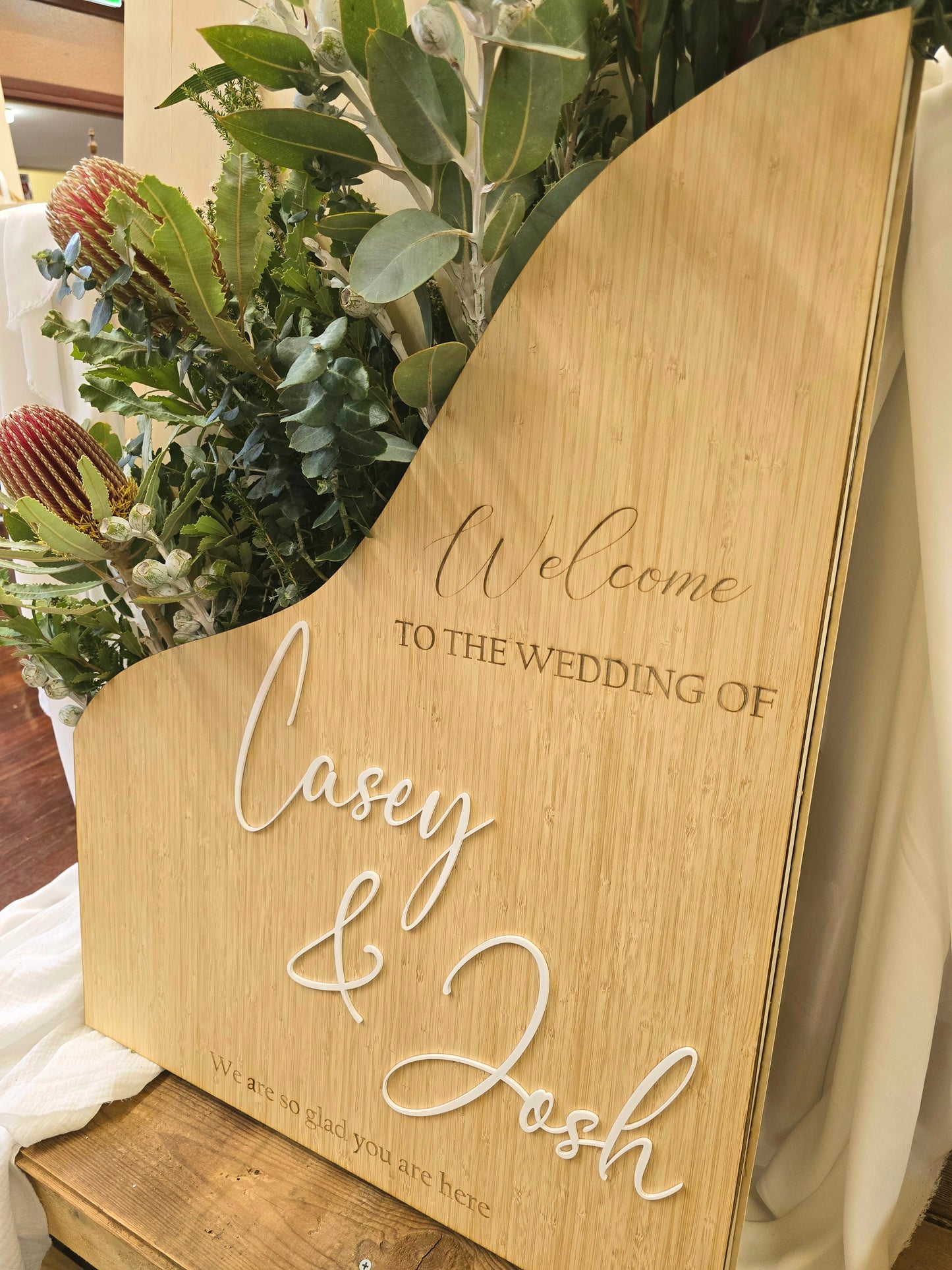 Box Welcome Sign