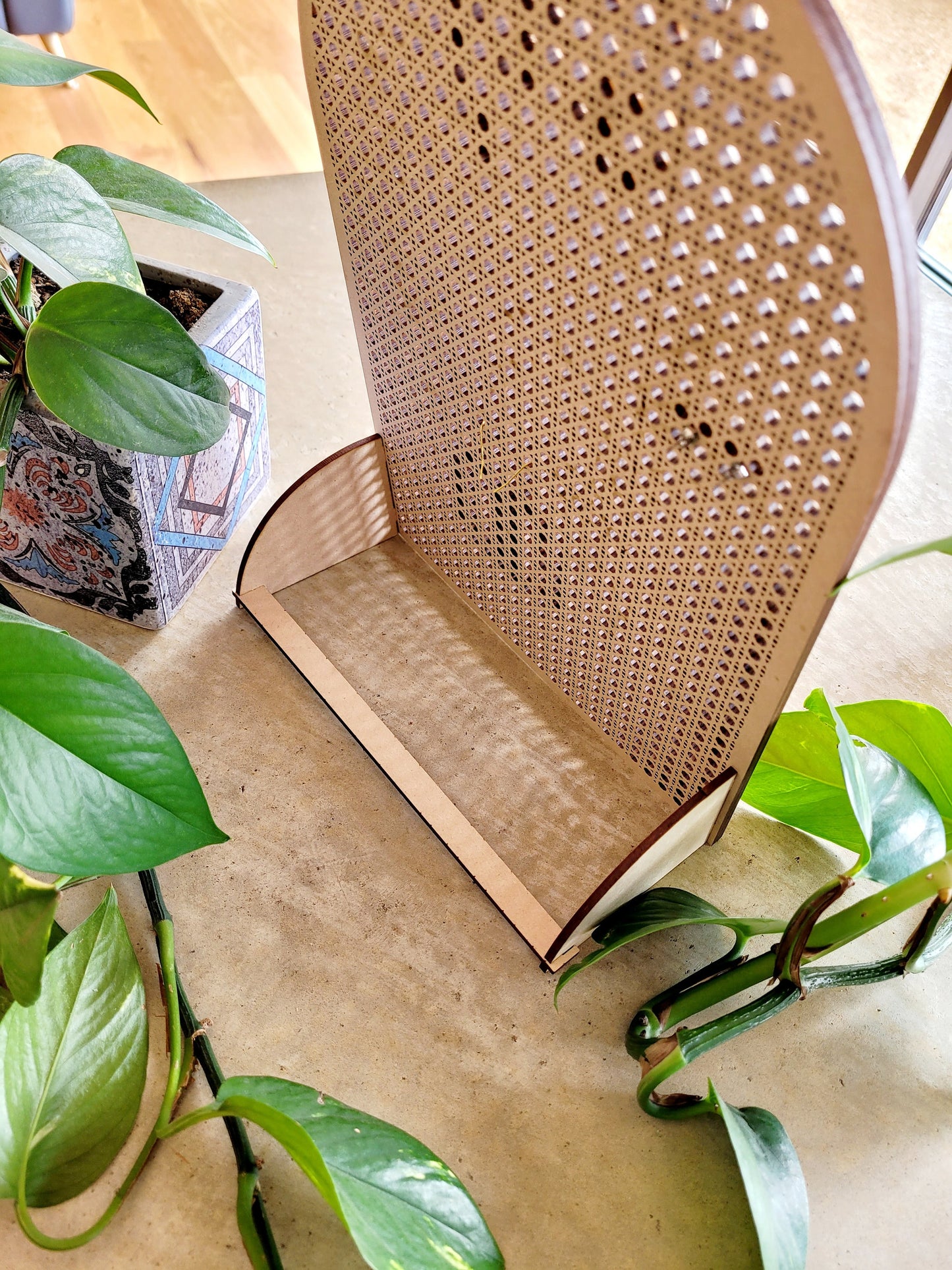 Rattan Earring Stand