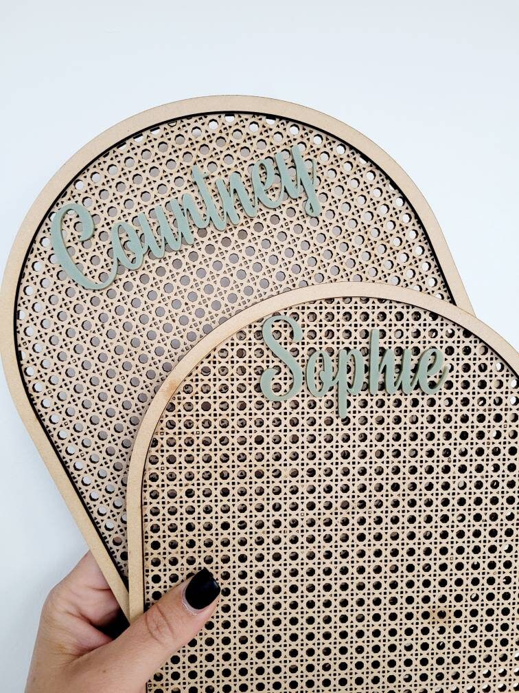 Rattan Earring Stand