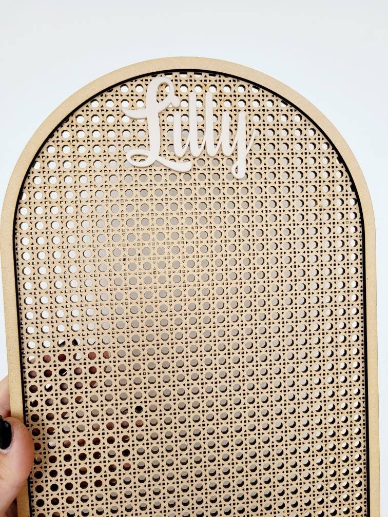 Rattan Earring Stand