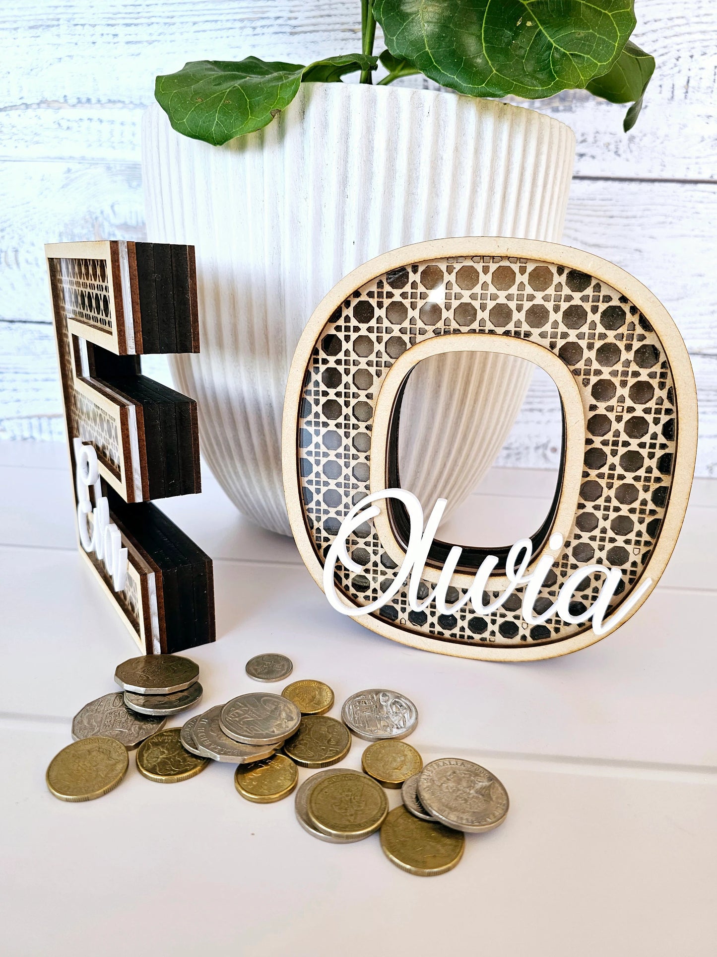 Rattan Money Boxes