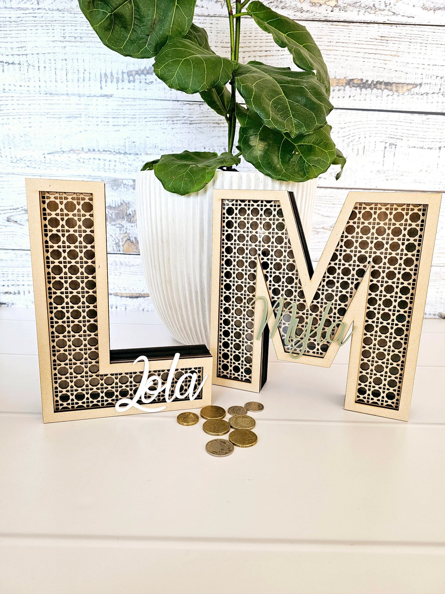 Rattan Money Boxes