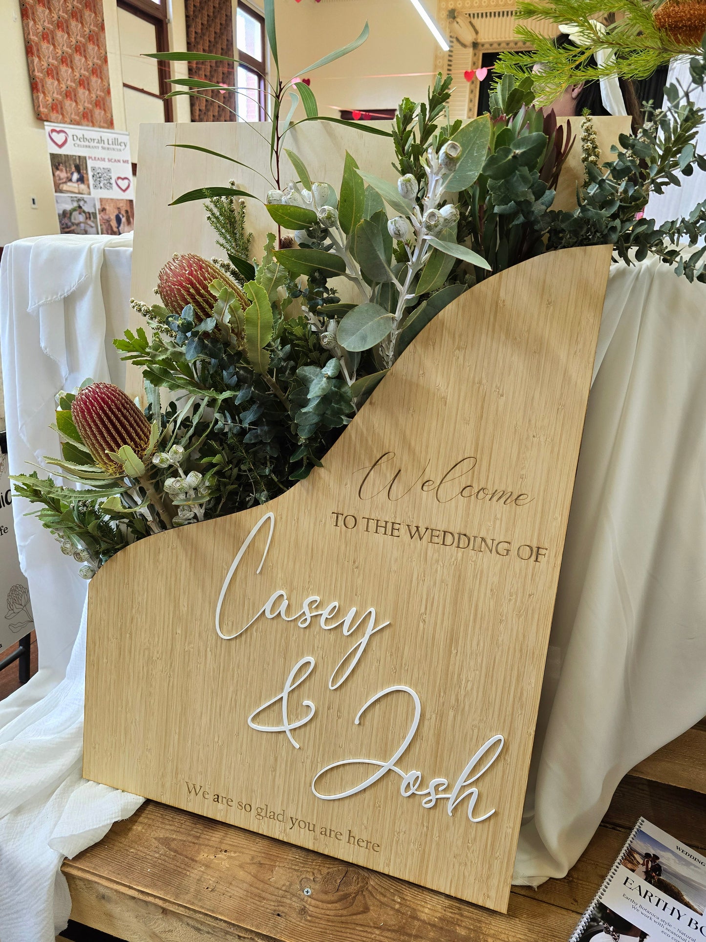 Box Welcome Sign