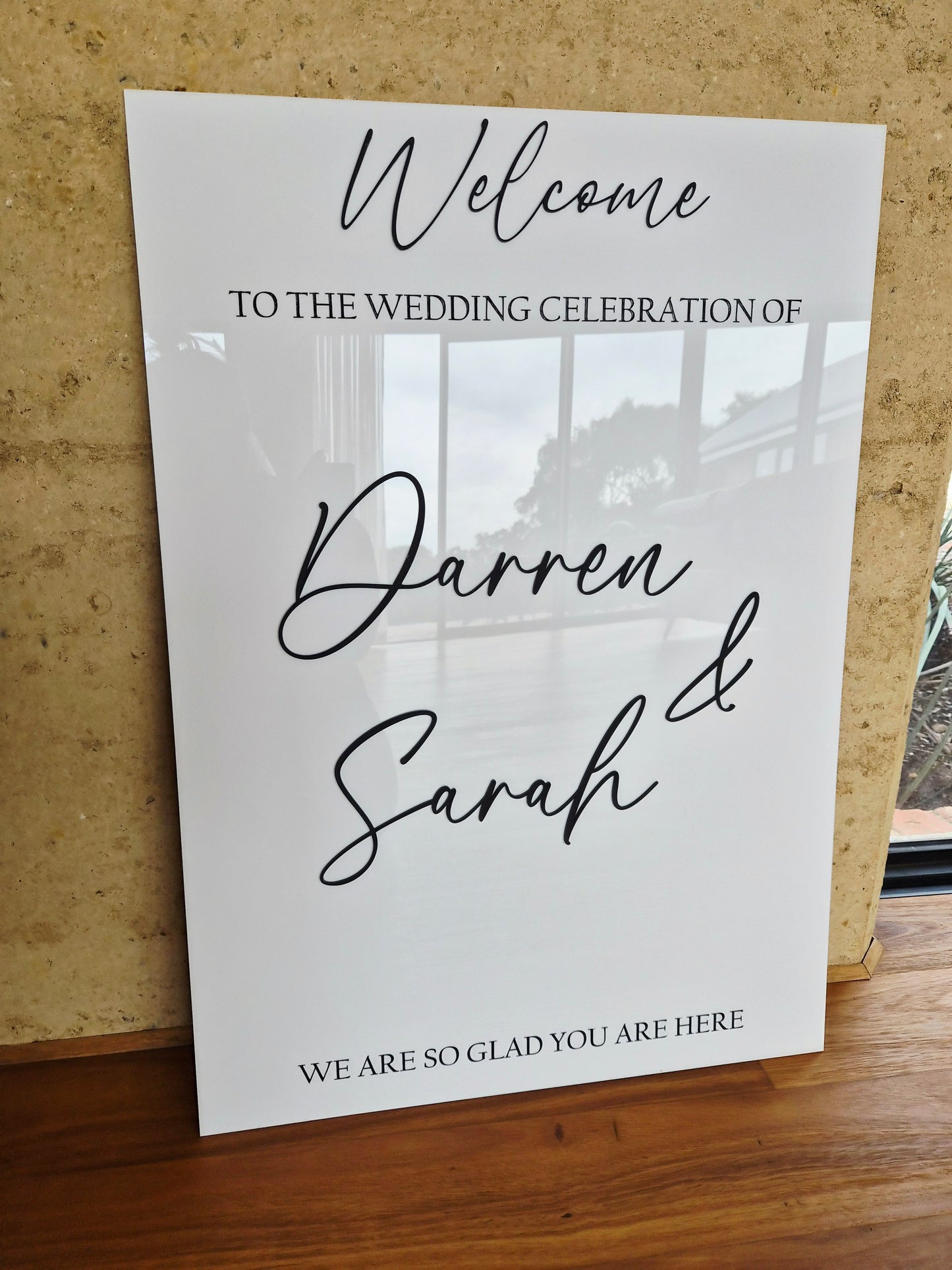 Bespoke Acrylic A1 Special Occasion Signs