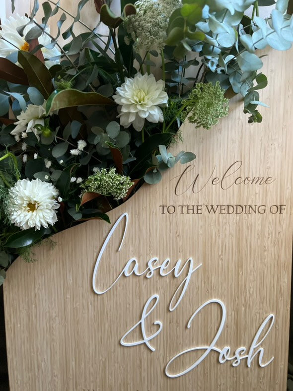 Box Welcome Sign