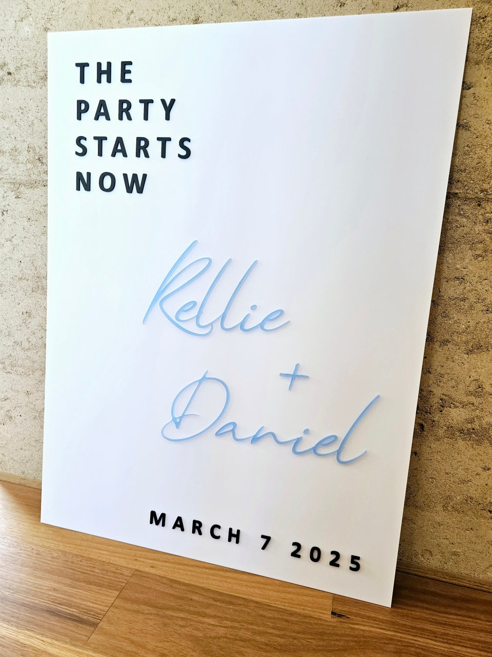 Bespoke Acrylic A1 Special Occasion Signs