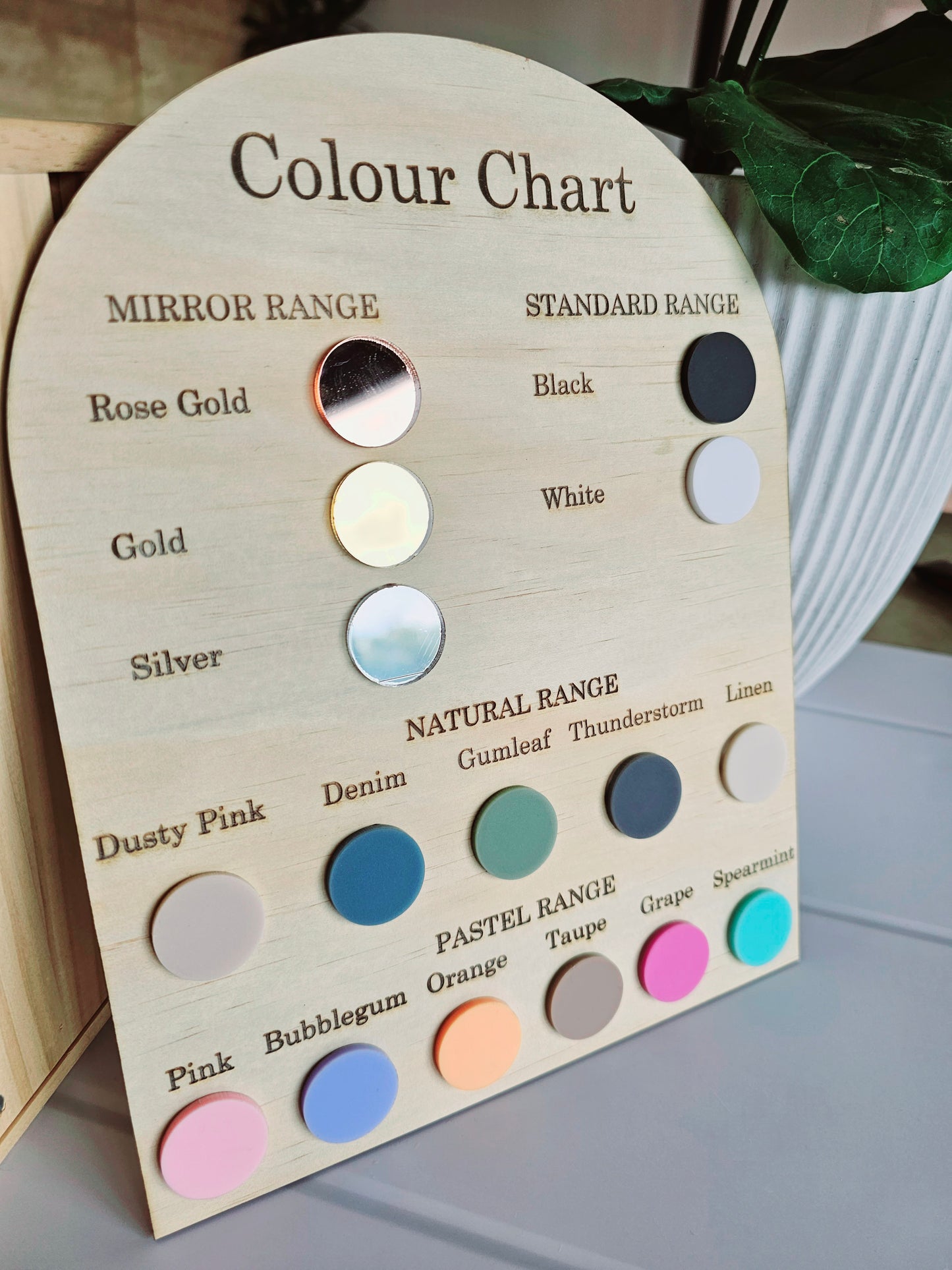 60cm Acrylic Logo Sign