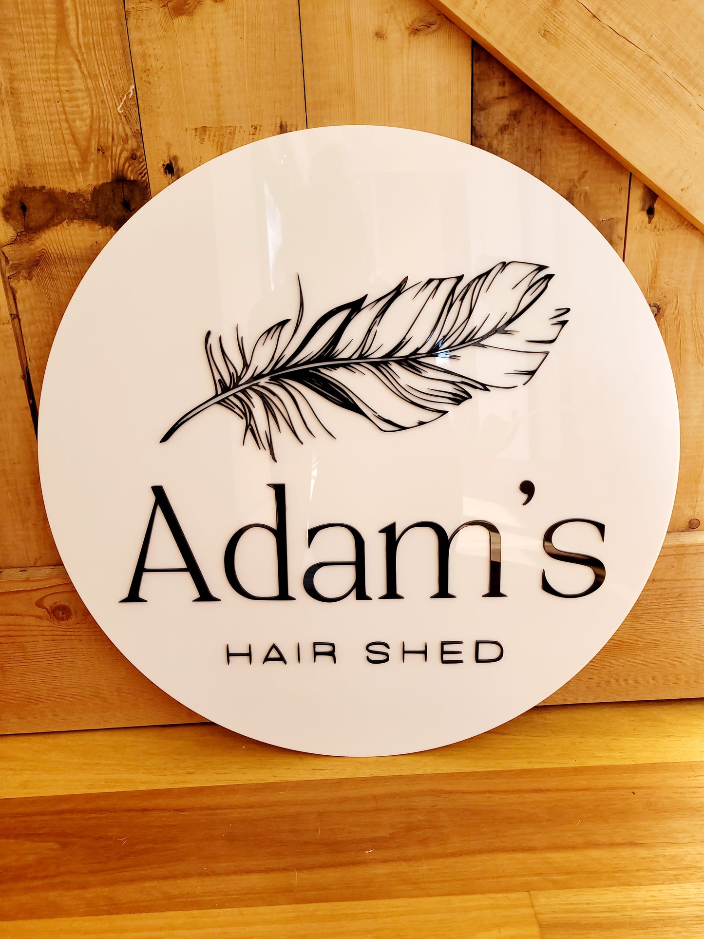 60cm Acrylic Logo Sign