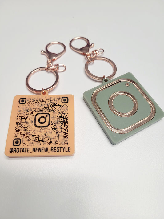 QR Code Keyrings