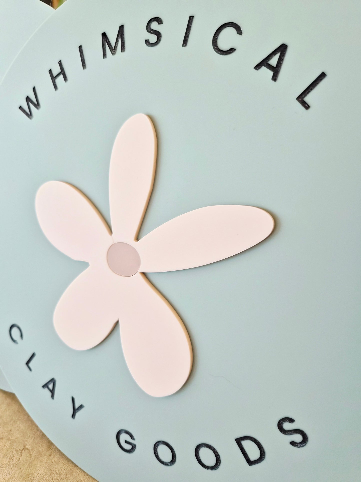30cm Acrylic Logo Sign