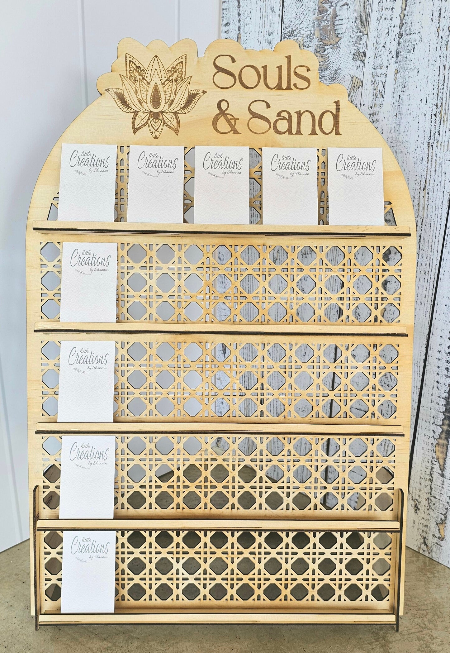 Rattan Earring Display Stand