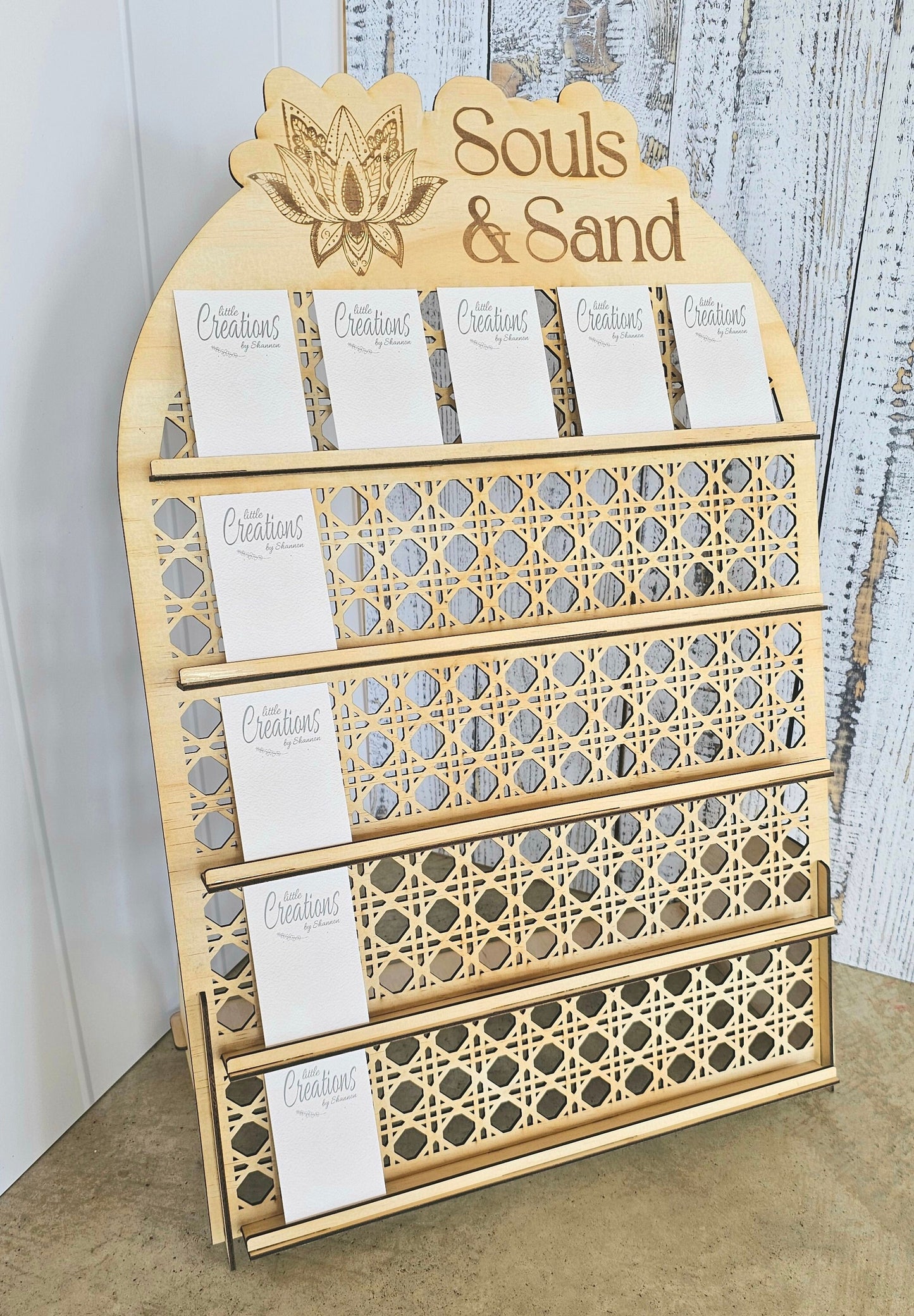 Rattan Earring Display Stand