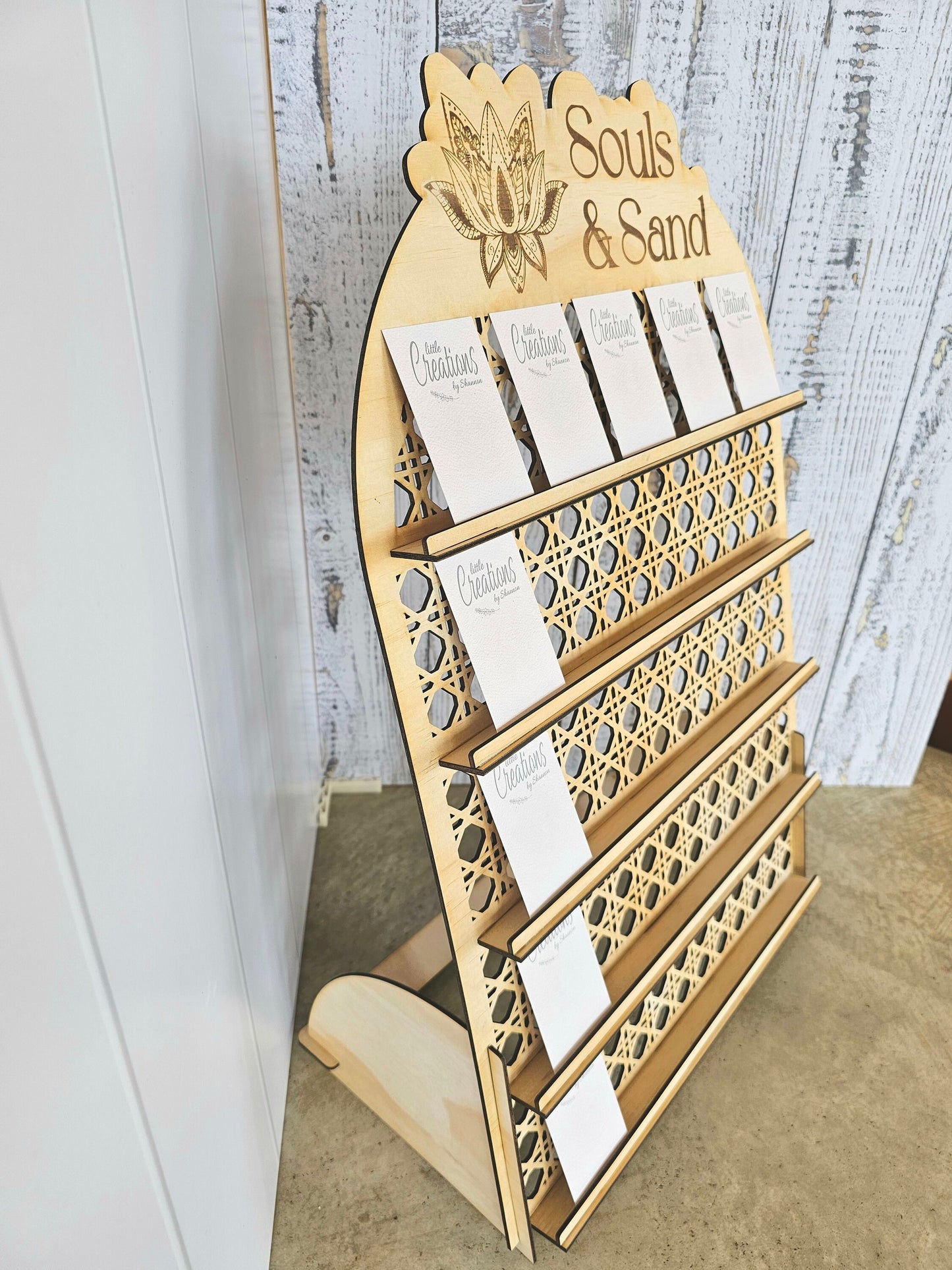 Rattan Earring Display Stand