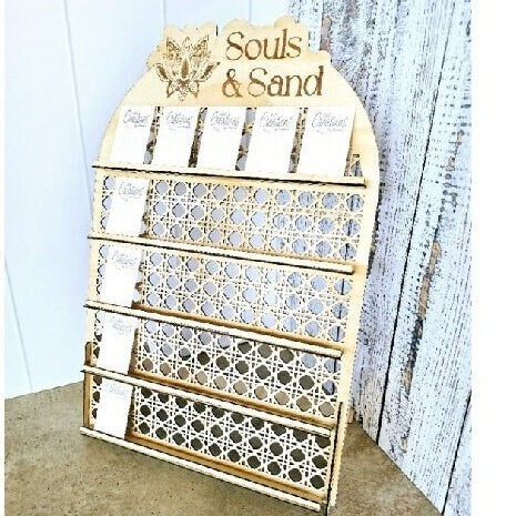 Rattan Earring Display Stand