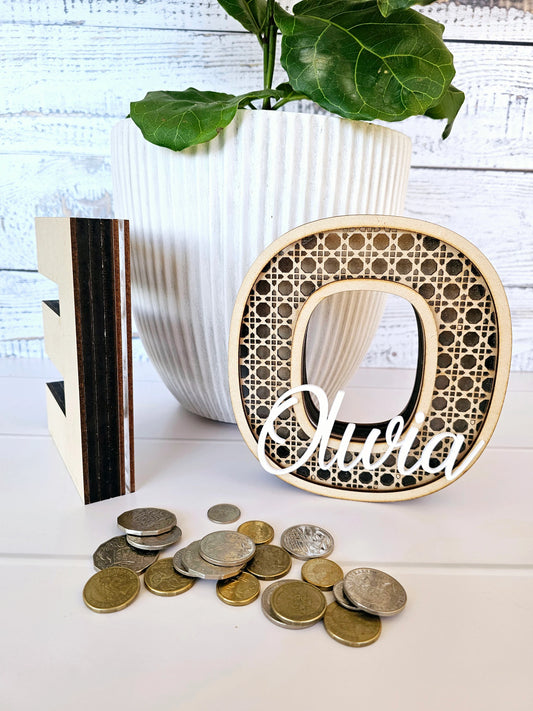 Rattan Money Boxes